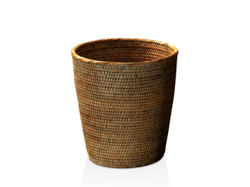 BASKET PK - Rattan bathroom waste bin by DECOR WALTHER - view 2
